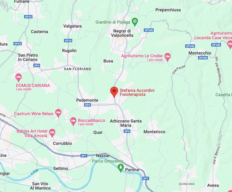 Stefania Accordini - Fisioterapista in provincia di Verona - contatti